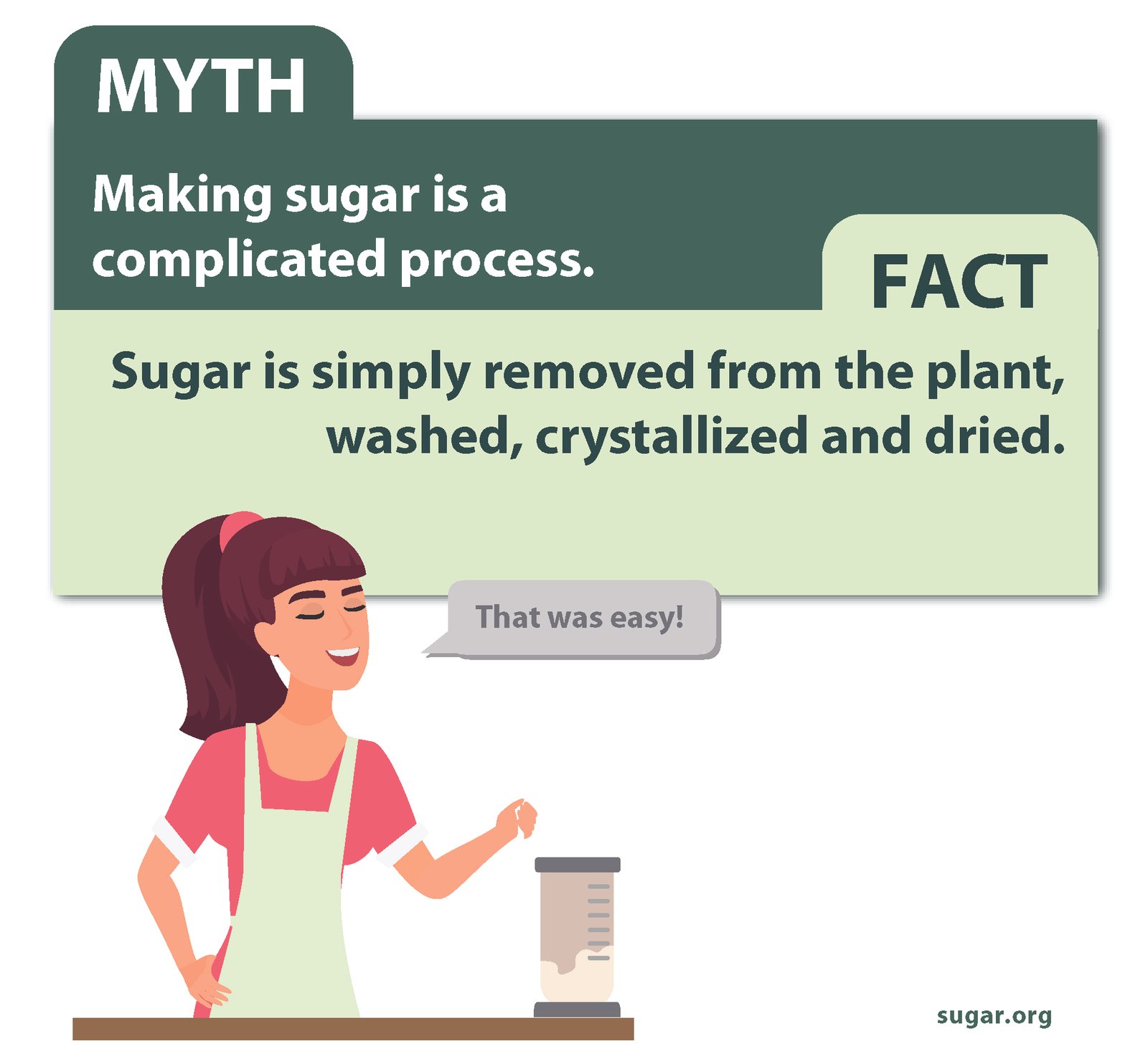 Infographic - Making sugar is a complicated process